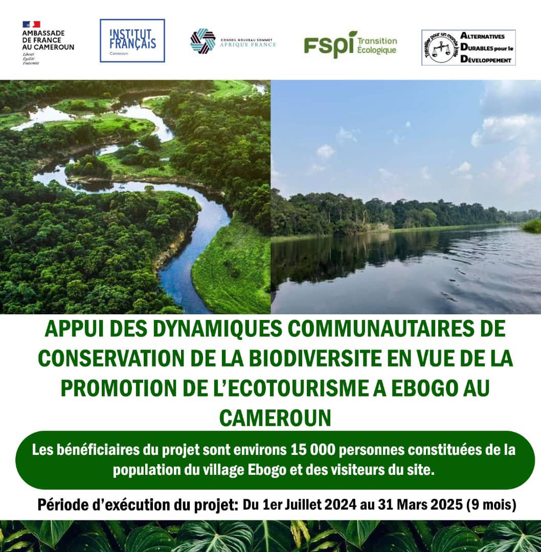 FSPI : Soutien au projet innovant de l’ADD pour booster l’écotourisme et la conservation à Ebogo, Cameroun