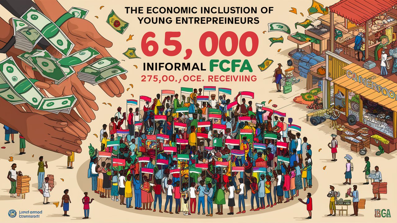 Inclusion économique des jeunes au Cameroun : 275 000 FCFA de subvention octroyés par le Pfs-Aie, à 65 000 entrepreneurs de l’informel