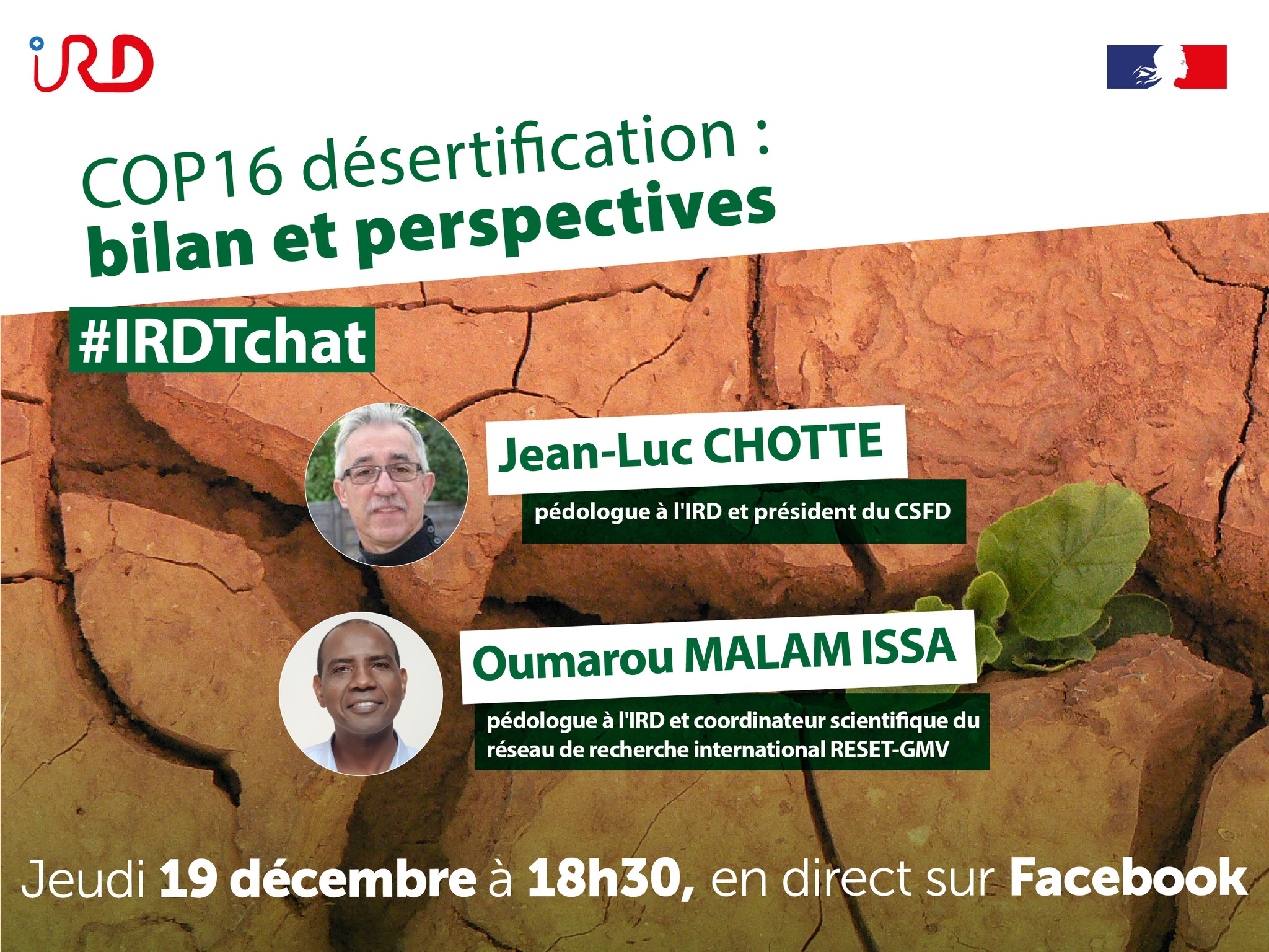 COP16 Désertification : Bilan, perspectives et engagement scientifique de l’IRD