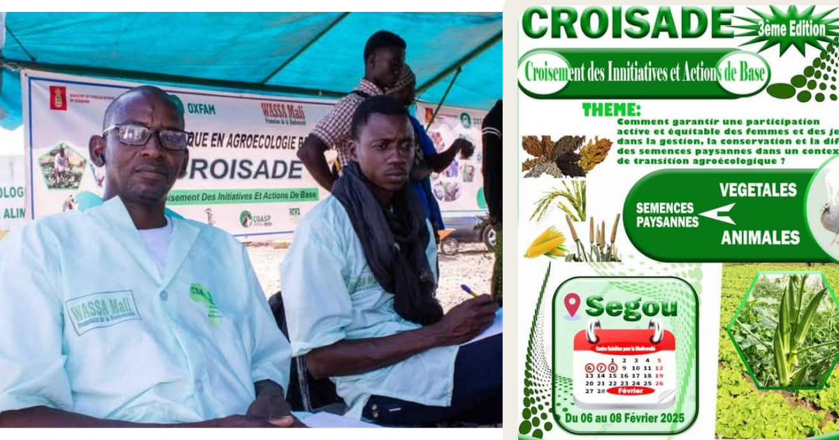 Forum Pratique en Agroécologie Paysanne : Focus sur la gestion des semences paysannes au Mali